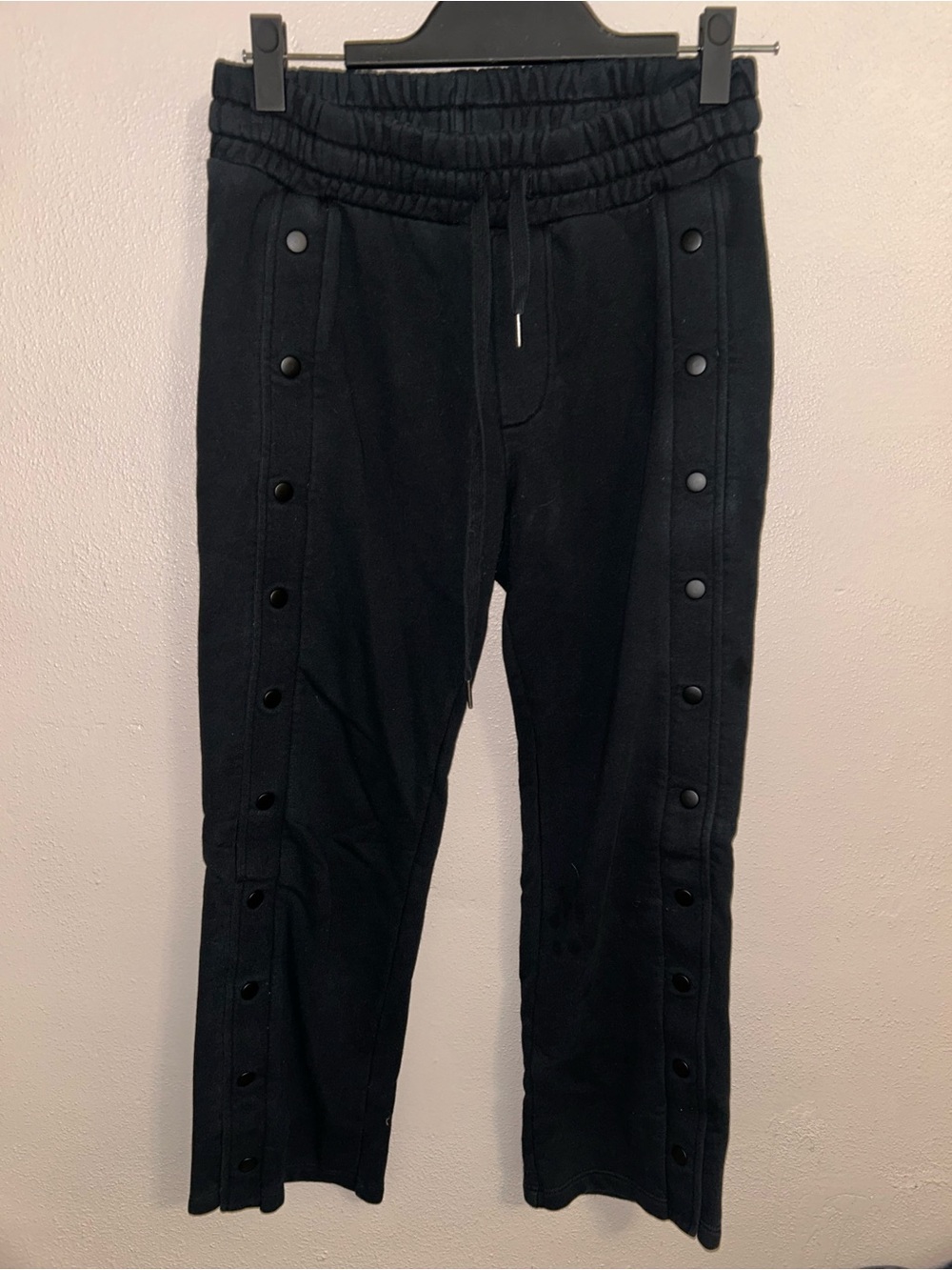 NSF Black Snap-Trim Jogger TRACK Pants